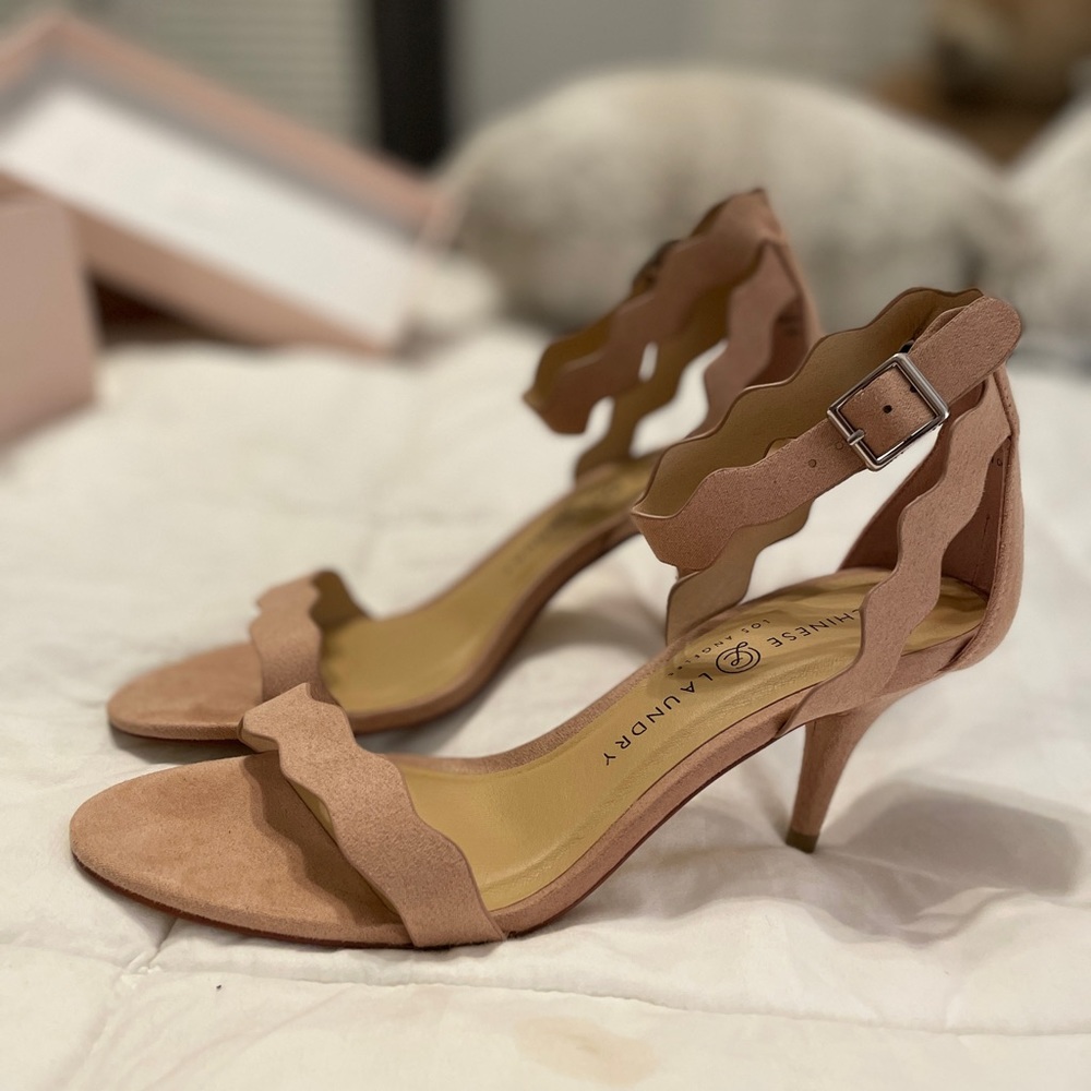 NWT Chinese Laundry Rubie Women’s Dress Sandals in Dark Nude 👠 Size 7